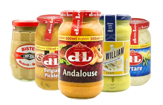 Assortiment de sauces belges