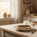 Tartine avec pépites de chocolat.