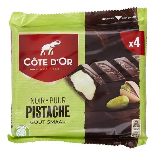 COTE D'OR pistache 4 x 47g
