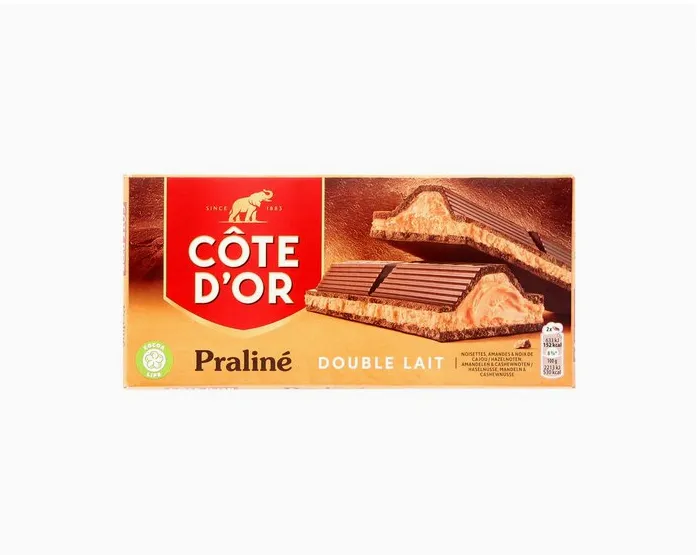 COTE D'OR praline milk chocolate bar 200g