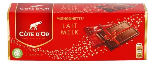 CÔTE D'OR MIGNONNETTE lait 240g