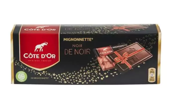 COTE D'OR MIGNONNETTE noir de noir 240g