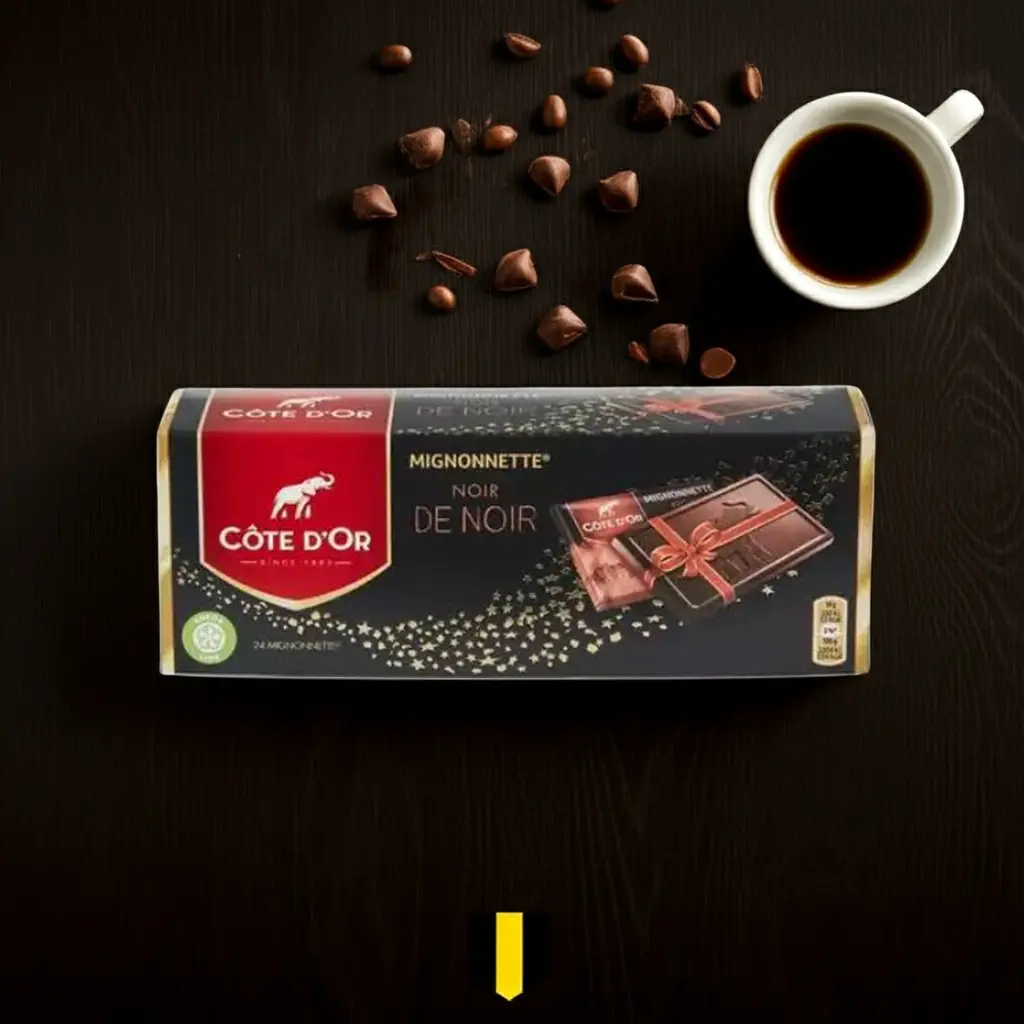 COTE D'OR MIGNONNETTE noir de noir 240g