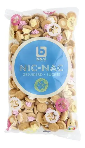 NIC-NAC au sucre BONI 500g