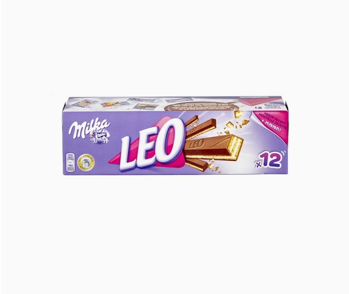MILKA LEO milk chocolate biscuits 12x33g