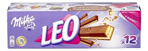 biscuits MILKA LEO chocolat au lait 12x33g