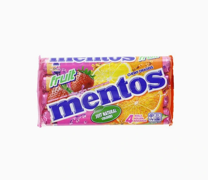 MENTOS fruits 4x37,5g