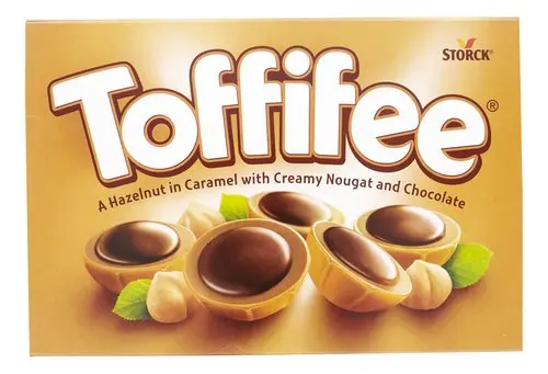 TOFFIFEE chocolade hazelnoot karamel 400g
