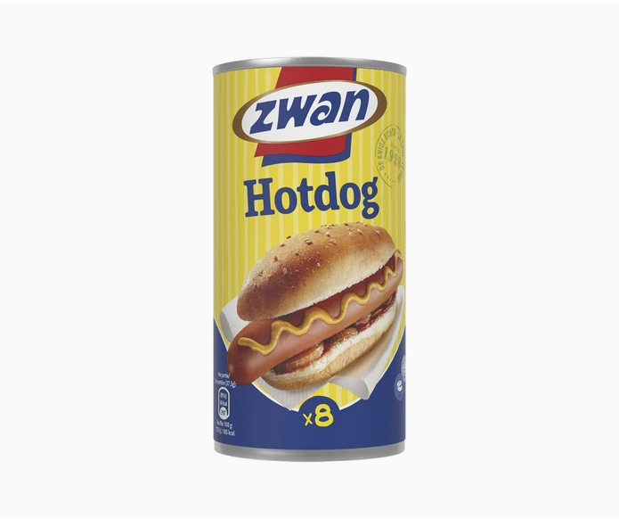 ZWAN saucisses Hotdog 8 pc 550g