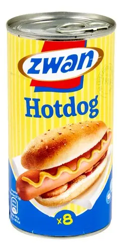 ZWAN saucisses Hotdog 8 pc 550g