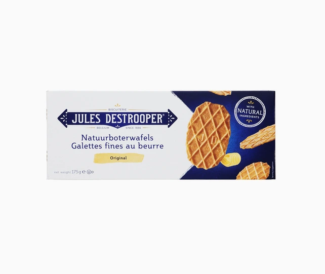 JULES DESTROOPER Natuurboterwafels 175g