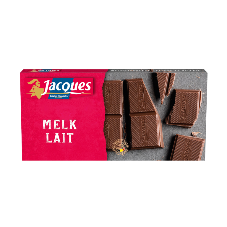 JACQUES tablette de chocolat au lait 180g