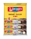 JACQUES Barres de chocolat lait banane 4x47g