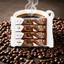 GALLER barres Noir espresso 4x44g