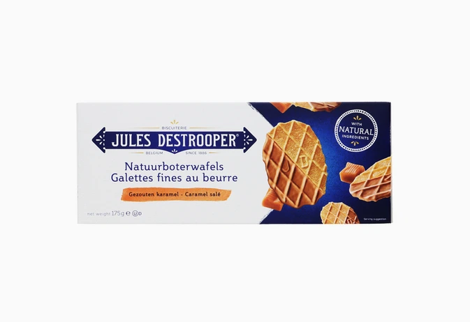JULES DESTROOPER Butter and Sea Salt Caramel Cookies 175g