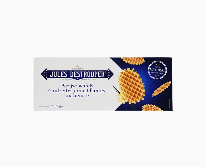 JULES DESTROOPER Gaufrettes au beurre 125g