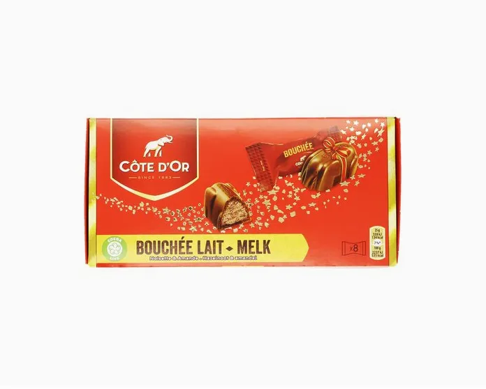 COTE D'OR Bouchées Melk 8x25g