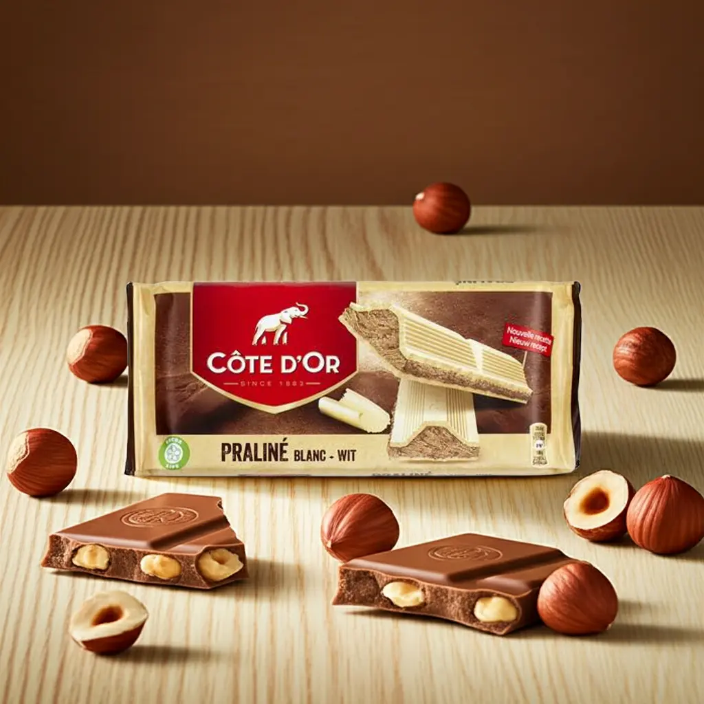 COTE D'OR Tablet Praliné wit 200g