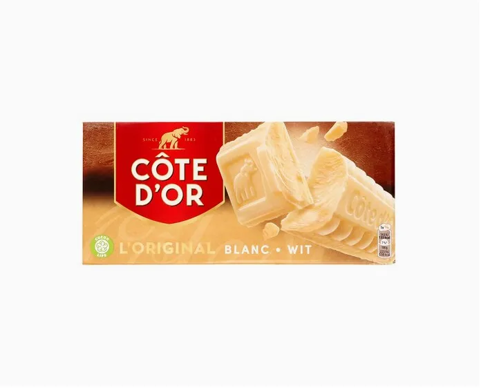 COTE D'OR Witte chocolade 2x200g