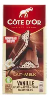 COTE D'OR Tablette Praline Vanille Cacao 192g