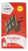GALLER Tablette Noir Praliné 180g