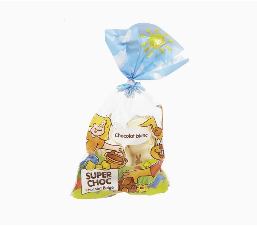 SUPERCHOC Oeufs de Pâques Chocolat blanc 250g