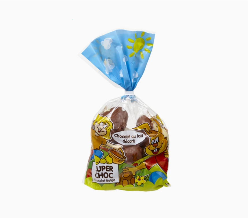 SUPERCHOC Oeufs de Pâques décorés 250g