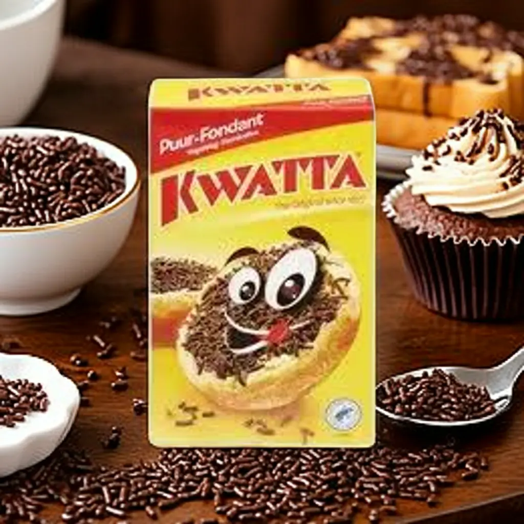 KWATTA chocolate vermicelli granules 390g