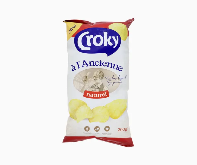 CROKY Chips à l'ancienne Naturel 200g