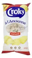 CROKY Chips à l'ancienne Naturel 200g