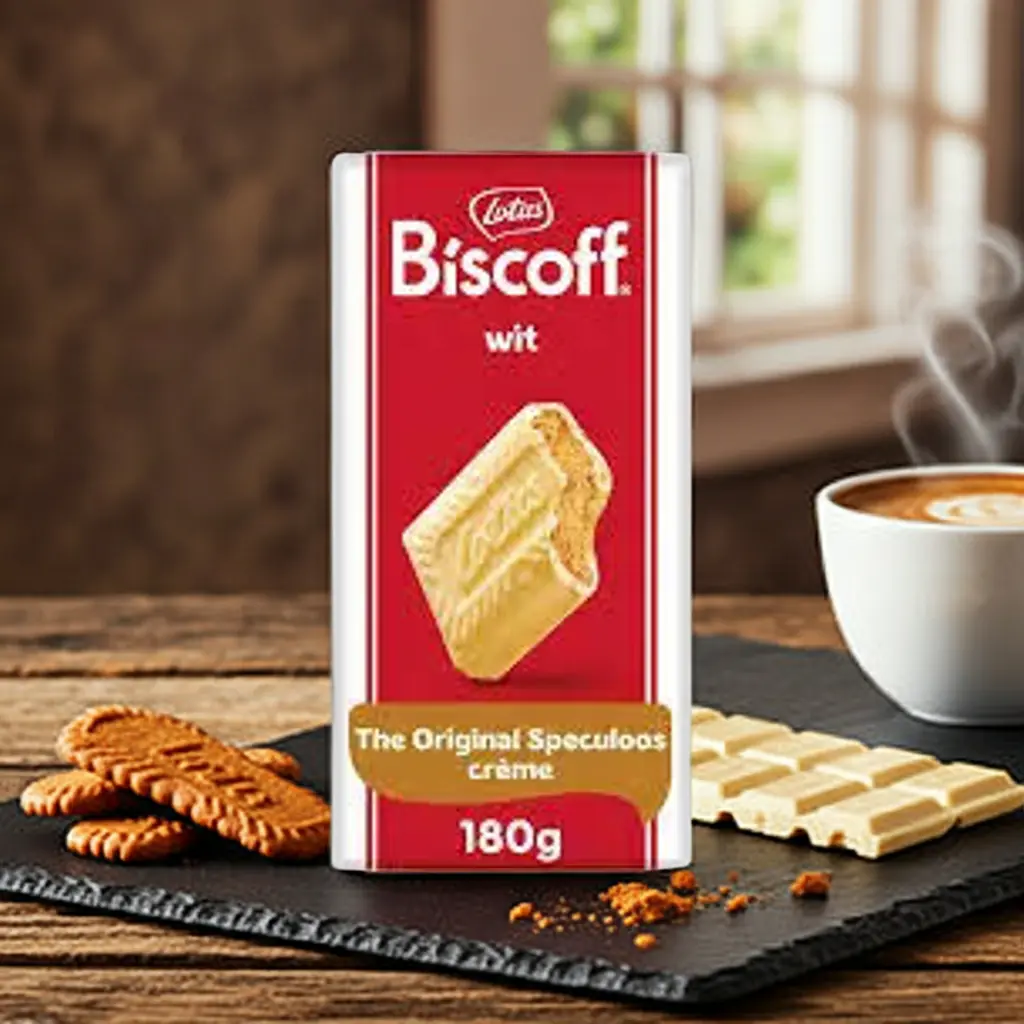LOTUS BISCOFF Chocolat blanc Spéculoos crème 180g