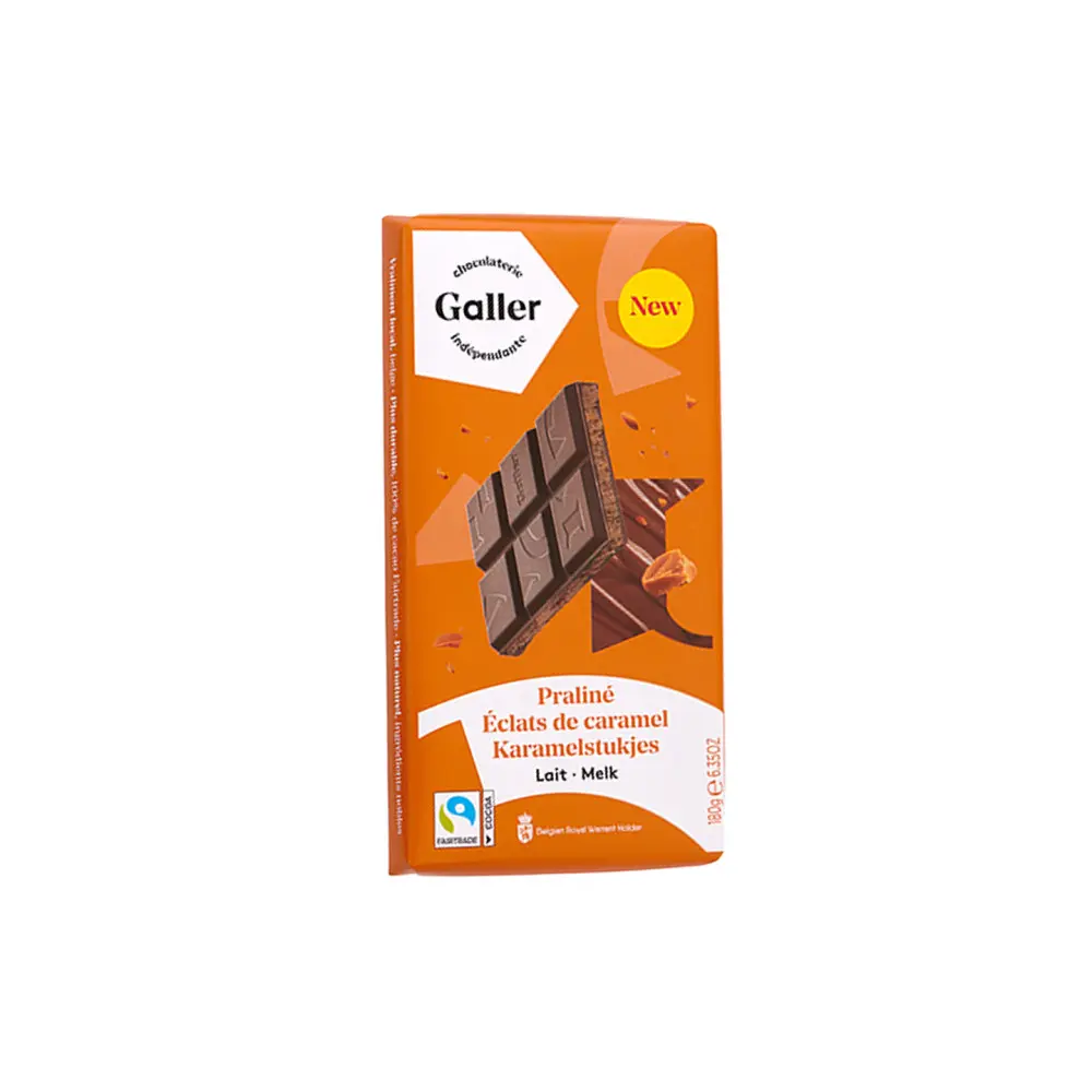 GALLER Tablette Lait Caramel 175g