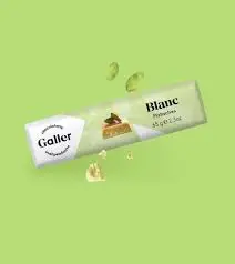 GALLER Reep Wit Pistache 65g