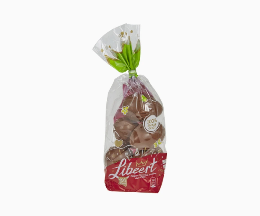 LIBEERT Sachet Oeufs de Pâques au lait 120g