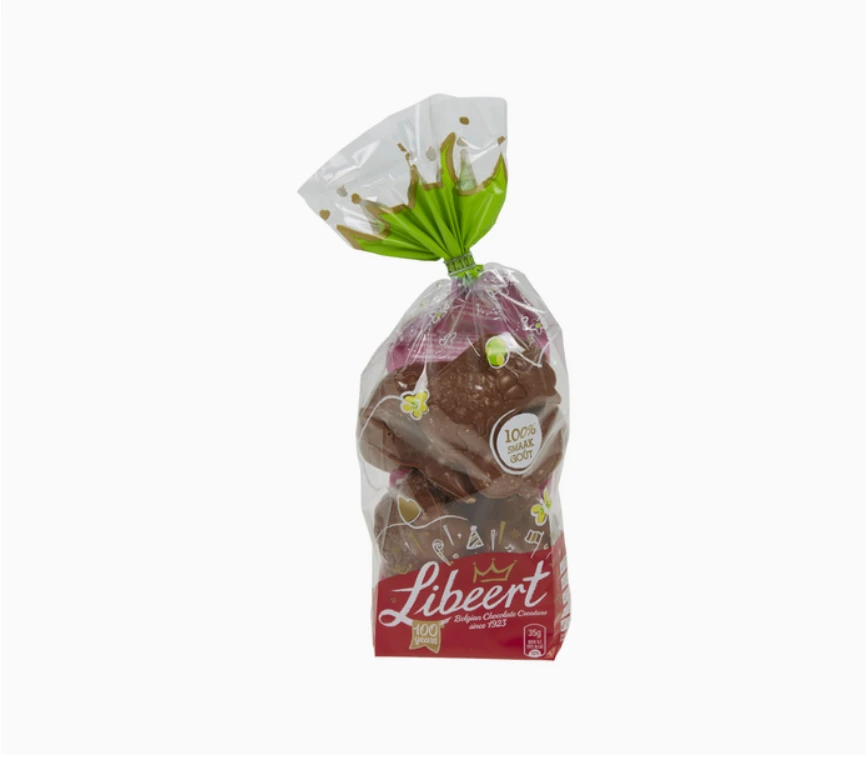 LIBEERT Sachet de figurines de Pâques au chocolat au lait 175g