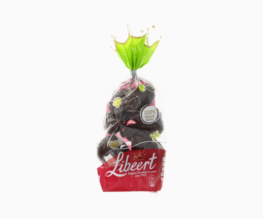LIBEERT Sachet Figurines de Pâques au chocolat fondant 175g