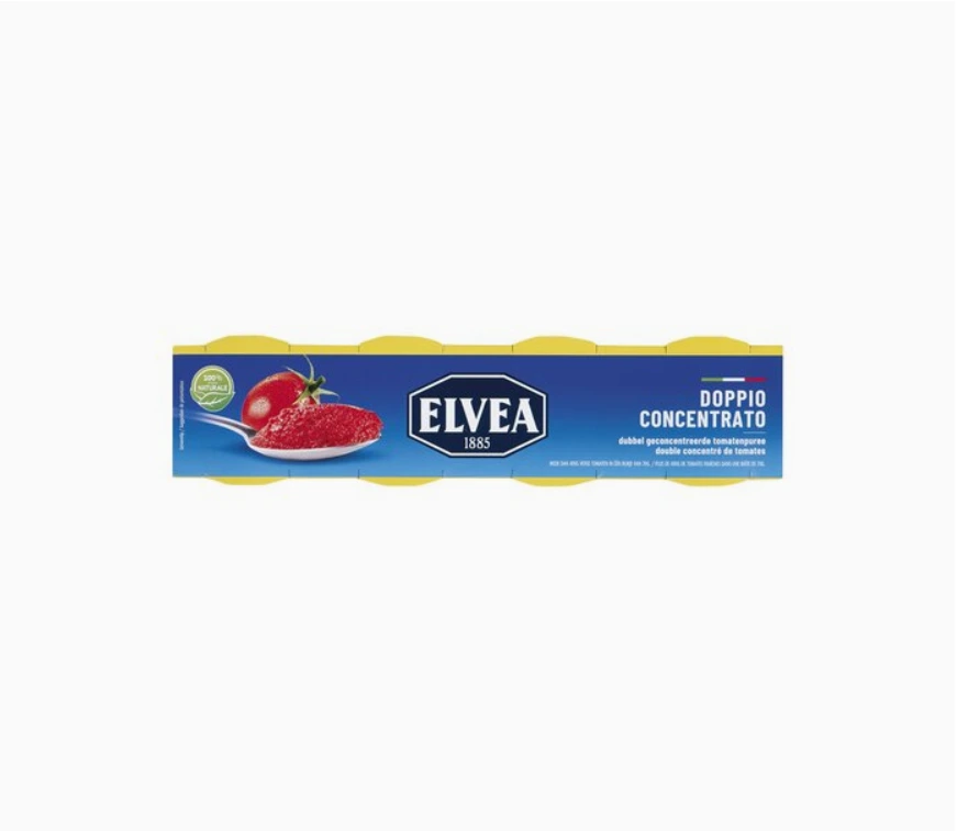 ELVEA – Dubbel geconcentreerde tomatenpuree 4x70g