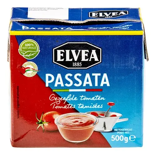 ELVEA – Gezeefde tomaten passata 500g
