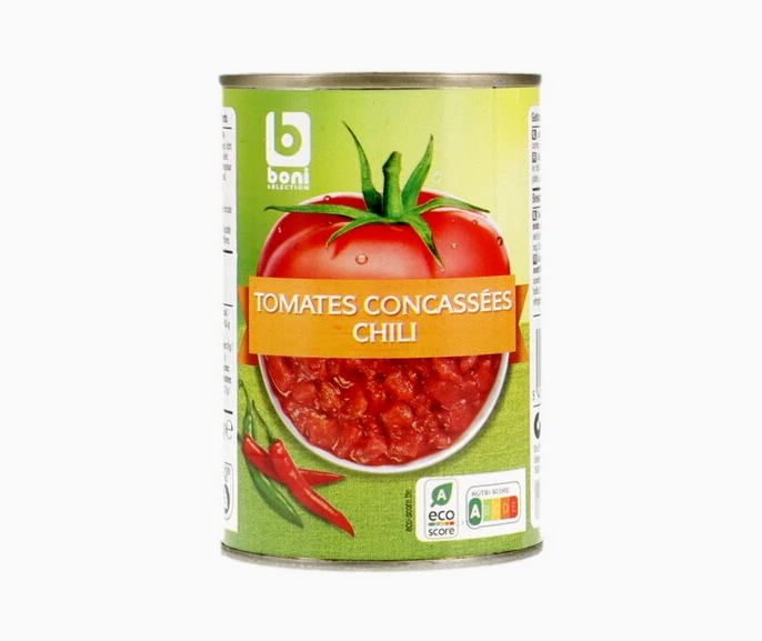 BONI – Geconcasseerde tomaten chili 400g