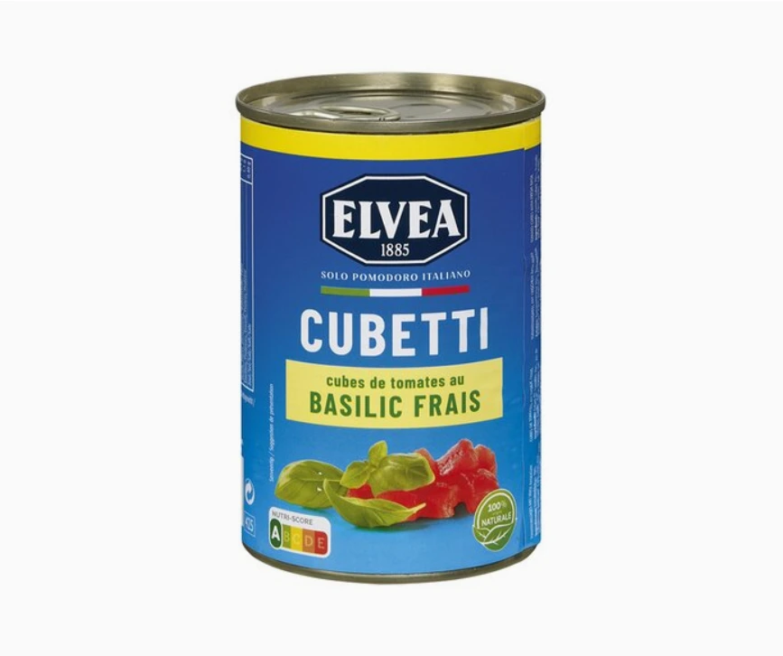 ELVEA Cubetti basilic 400g