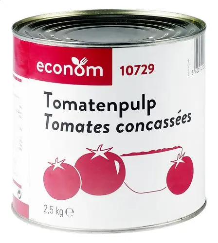 ECONOM – Geconcasseerde tomaten in tomatensap 2,5kg