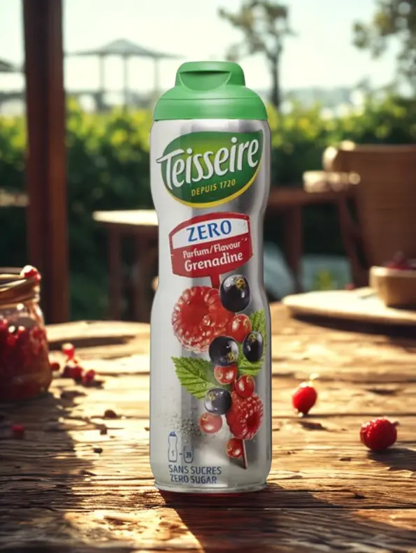 TEISSEIRE Zero Grenadine Syrup 60cl