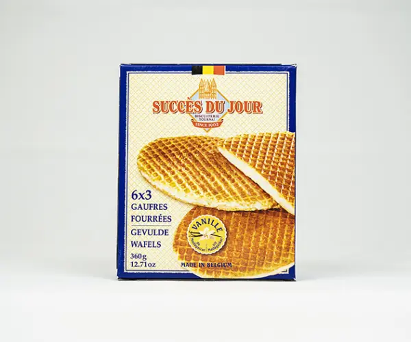SUCCÈS DU JOUR gevulde wafles (6x3) 360g