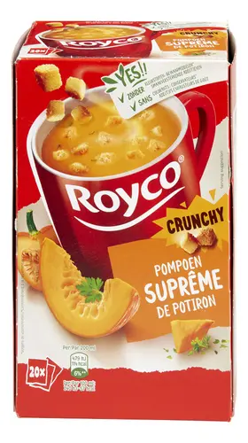 ROYCO CRUNCHY soep pompoen 20st