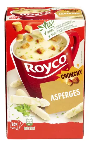 ROYCO CRUNCHY soep asperges 20pst