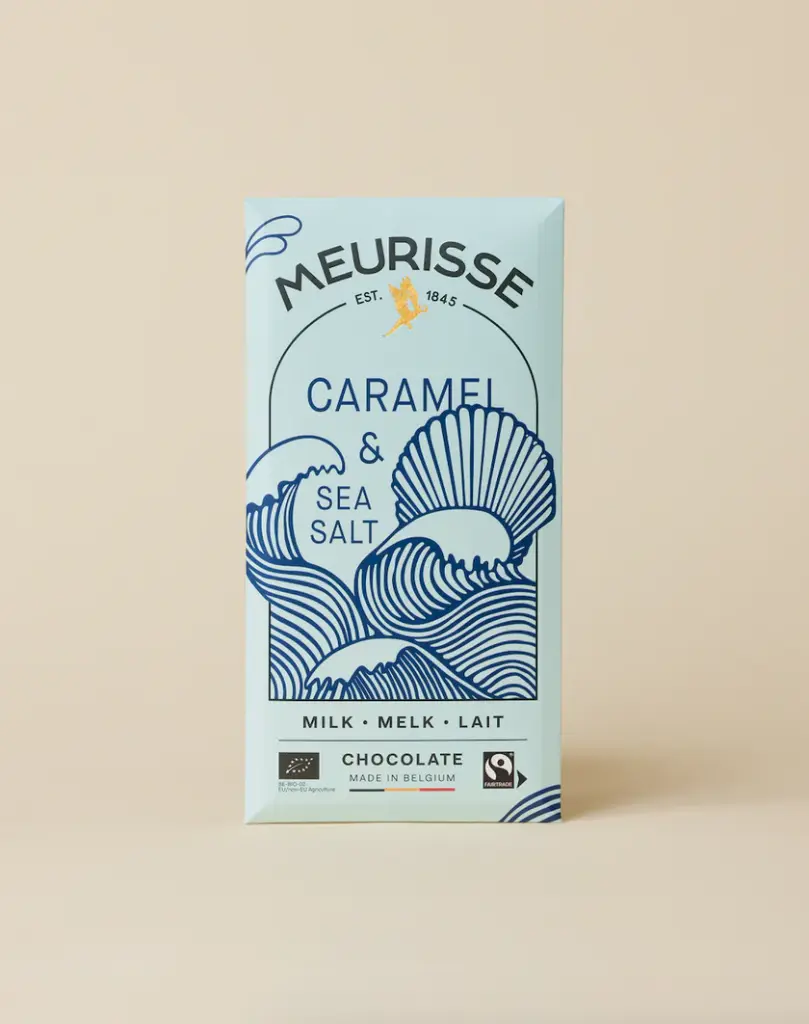 MEURISSE Chocolat au lait avec Caramel & Sel de mer 100g