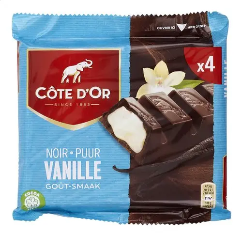 COTE D'OR vanille 4 x 47g