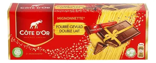 CÔTE D'OR MIGNONNETTE double lait 210g