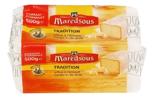 MAREDSOUS bloc de fromage d'abbaye 500g