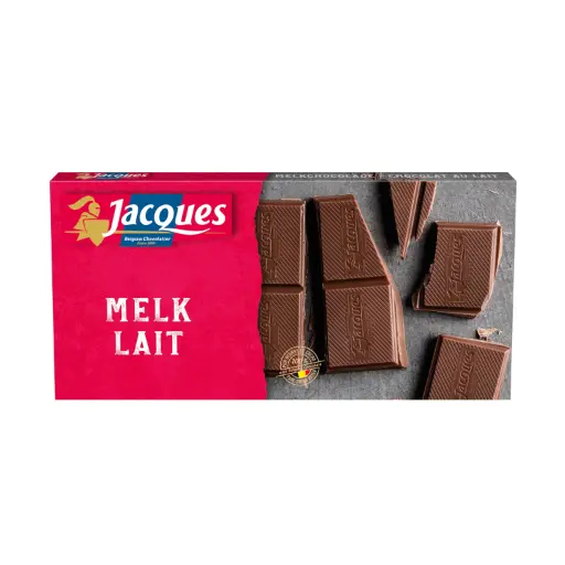 JACQUES tablette de chocolat au lait 180g